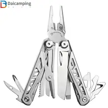 Daicamping EDC Camping HRC78K Multitool Plier Cable Wire Cutter Multifunctional Multi Tools Outdoor Camping Folding Knife Pliers