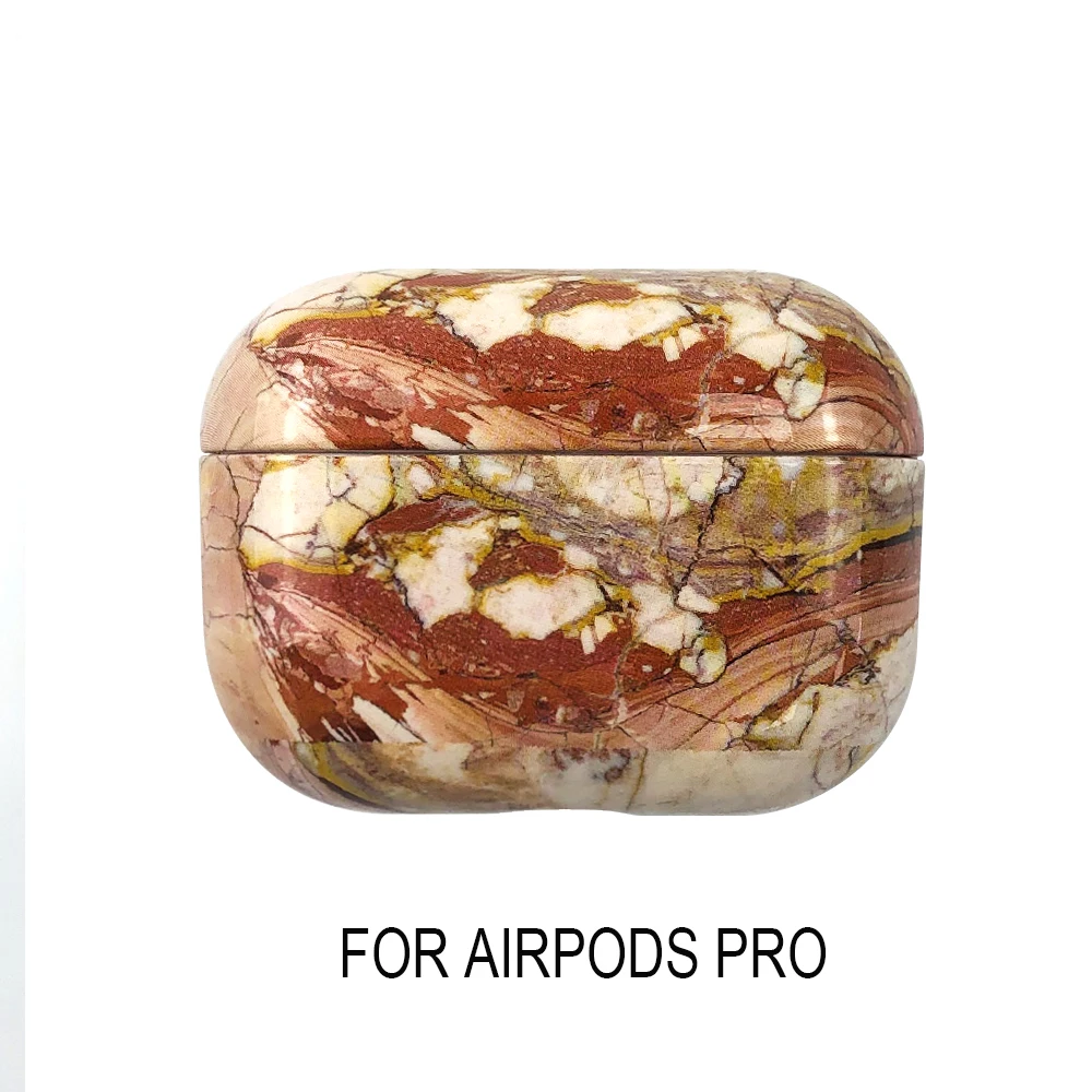 Чехол для Apple AirPods Pro 2 1 наушники Мода Пара Мраморный Узор Жесткий ПК Коробка для наушников чехол для AirPods Pro 2 1 чехол Funda - Цвет: 6