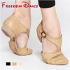 Genuine Leather Stretch Jazz Dance Shoes For Women T Strap Ballet  Lyrical Dancing Shoe Teachers's Dance Sandals Excercise Shoe ► Photo 3/6