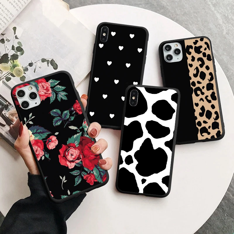 Czarny biały pęknięcie miłość Leopard kwiat skrzynka dla Xiaomi Redmi uwaga 10 9 8 Pro 10S 9S 9T 9C 9A 8T 8A 7 7A 6A Poco X3 NFC Pro okładka 1 Czarny biały pęknięcie miłość Leopard kwiat skrzynka dla Xiaomi Redmi uwaga 10 9 8 Pro 10S 9S 9T 9C 9A 8T 8A 7 7A 6A Poco X3 NFC Pro okładka 1