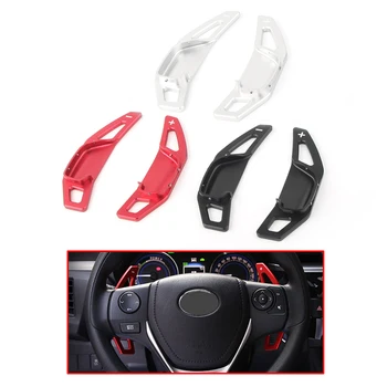 

Yubao Aluminum Car Steering Wheel Shifters Paddle Gear Shift Extension For Toyota Corolla Camry RAV4 Zelas Mark X 2