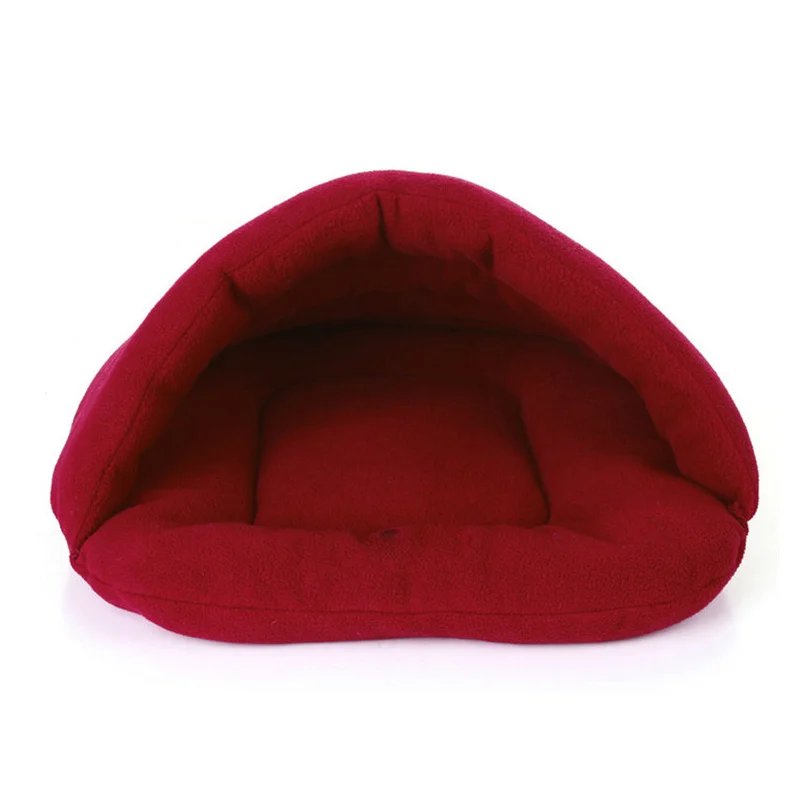 Wine Red Теплый спальный мешок для животных, подстилка для кошек - Цвет: Wine Red