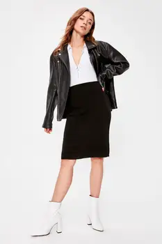 

Trendyol Black Knitwear Skirt TWOAW20ET0308