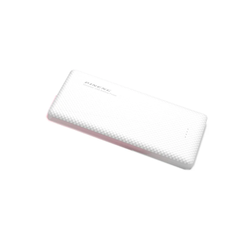 PINENG PN-958 10000mah power bank встряхнуть и начать литий-полимерный аккумулятор - Цвет: PN-958-WHITE