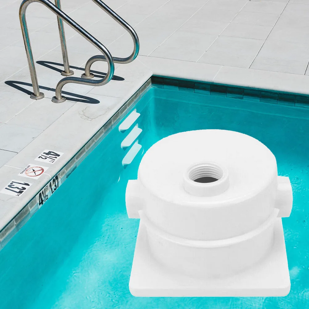 

Replacement Connecting Anti Splash Durable Swimming Pool Lubricator White Underwater Light Distribution Box Accessory Safe