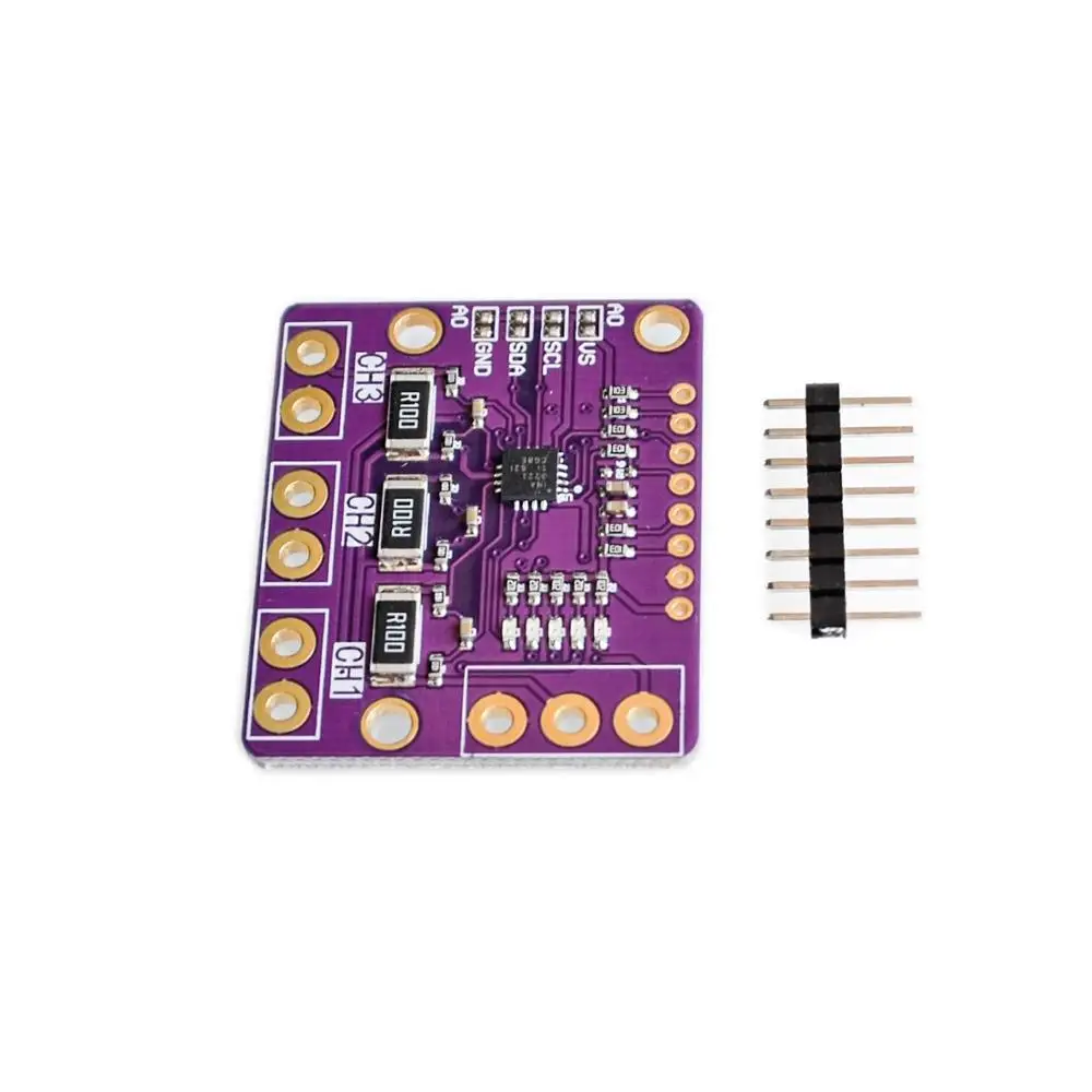 I2C SMBUS INA3221 трехканальный шунт ток питания Напряжение монитор сенсор доска запасной модуль INA219 с контактами