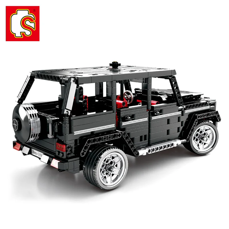 SEMBO Technic G-Class серии SUV G500 внедорожные AWD транспортные средства, силовые функции автомобиля, сервопривод лего двигателя лего Technic Creator для детей
