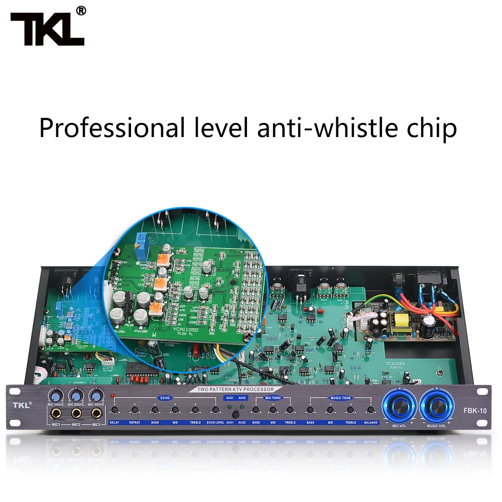 Коаксиальный вход TKL K10 полнофункциональный процессор с поддержкой bluetooth для