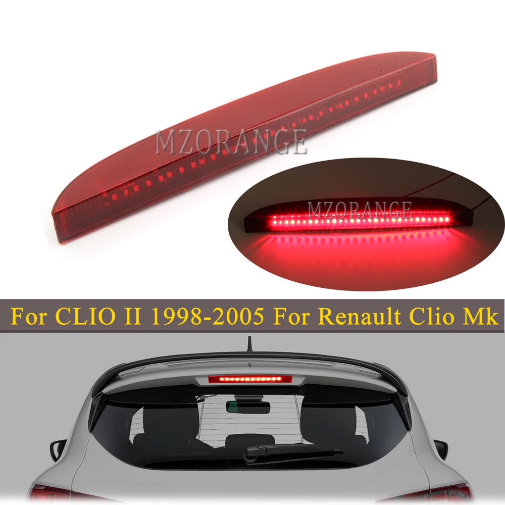 For CLIO II 1998-2005 For Renault Clio Mk III Red/Black LED 3rd Third Brake Light Tail Stop Lamp turn signal lights Bumper Light For CLIO II 1998-2005 For Renault Clio Mk III Red/Black LED 3rd Third Brake Light Tail Stop Lamp turn signal lights Bumper Light