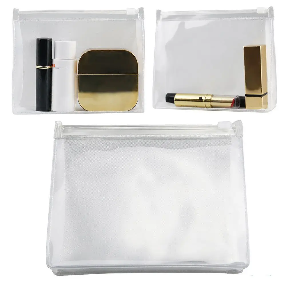 Новая прозрачная мини-сумка для косметики, прозрачная сумка для макияжа, маленькая сумка из ПВХ для туалетных принадлежностей, косметички
