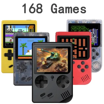 

New Portable Game Console Built-in 168 Retro Games 8 Bit Console 3.0 Inch Handheld Game Player Mini Game Console Child Nostalgic
