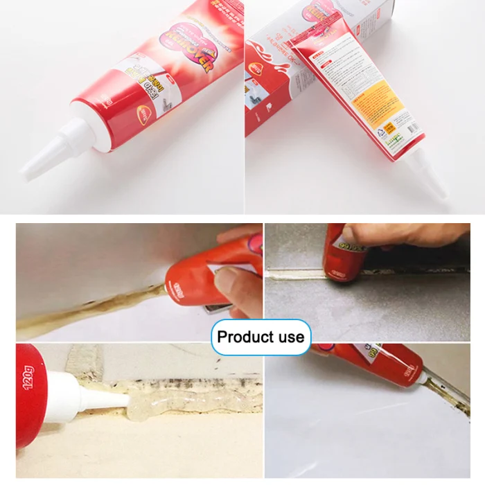 120g Grams Deep Cleaning Household Mildew Repellent Gel Brick Pool Floor Crack Cleaning Tool Portable Mildew Household Cleaner