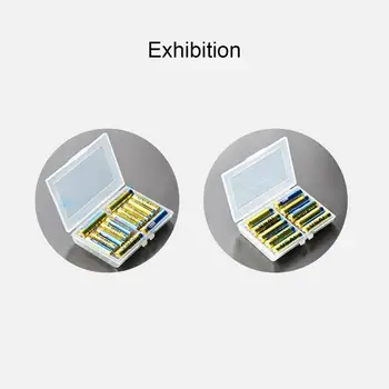 

1 Pcs Battery Holder Case for Holding 10 AA AAA Batteries Hard Plastic Storage Box Cover For No.5/No.7 Battery Case