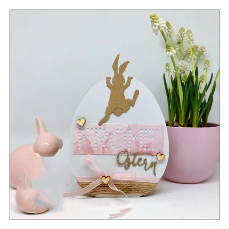 Новое поступление Schubladenwichteln Ostern Hasen металлические режущие штампы и штампы DIY Скрапбукинг карты трафарет бумаги DIY карты