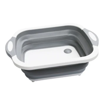

Multi-function Folding Cutting Board Travel Portable Basin Sink Folding Sink Kitchen Accessories LAD-sale