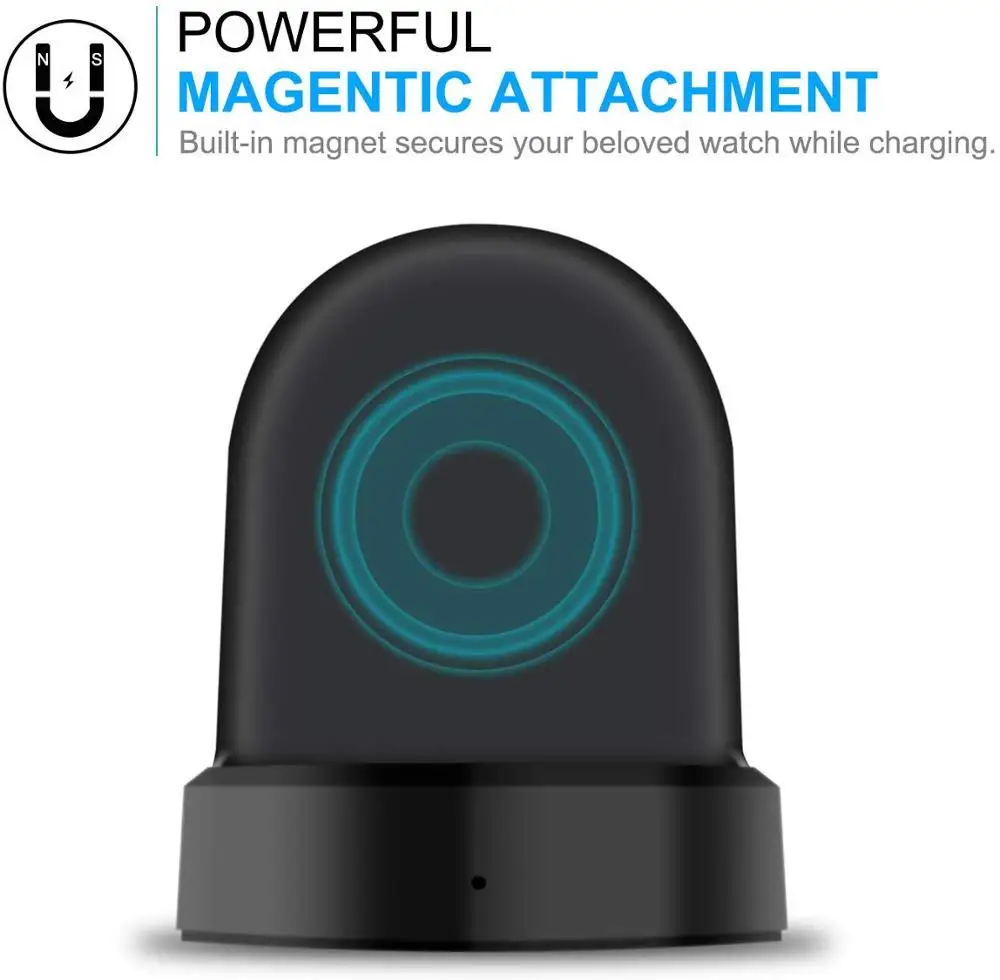 Smart Watch Portable Charger For Samsung Galaxy Watch S3 40mm 44mm Wireless Fast Charging Power Source Charger
