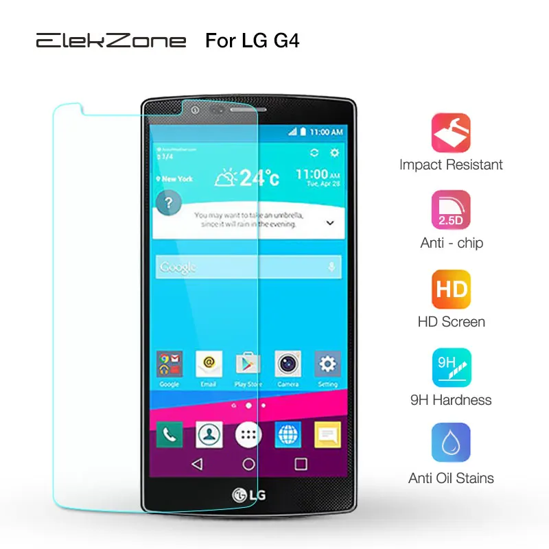 Противоударная Защитная пленка для Экран крышка lg g4 закаленное Стекло lgg4 H810 H815