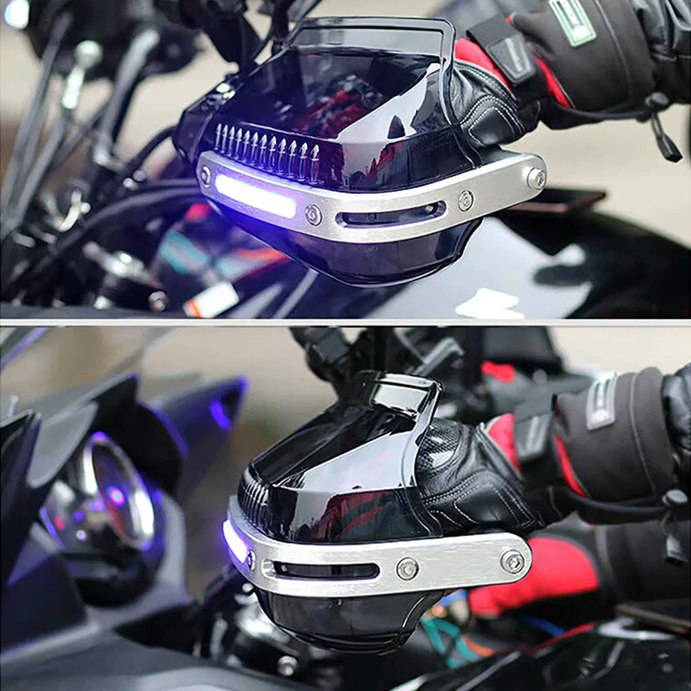 

LED Motorcycle Handguard Hand Guard For yamaha majesty 400 nmax 155 vstar fjr 1300 r6 2000 xvs 1300 ttr 250 xj600 road star