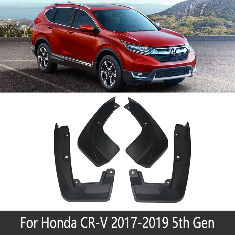 Брызговик для Honda CR-V 2007~ CR V CRV Fender брызговик закрылки аксессуары для брызговиков 2008 2009 2010 2012 - Название цвета: 2017-2019 5th Gen