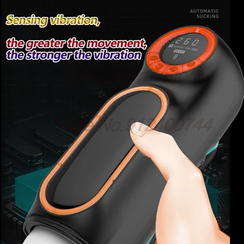 Automatic Telescopic Thrusting Sucking Deep Throat Vibration Moaning Voice Male Masturbator Tools Adult Sex Machine Toys For Men 2
