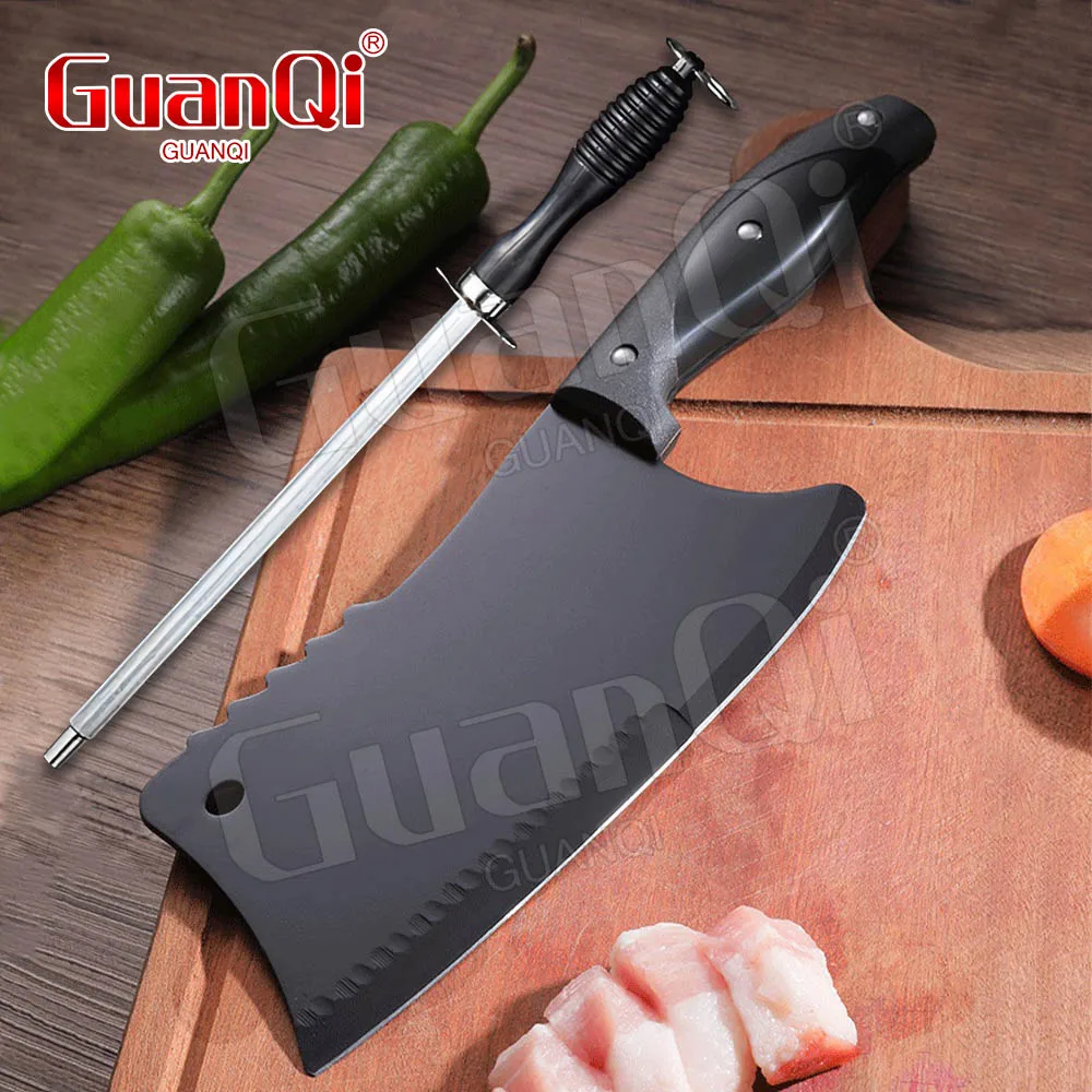 8-дюймовый нож мясника из нержавеющей стали кухонный для нарезки мяса шеф-повара
