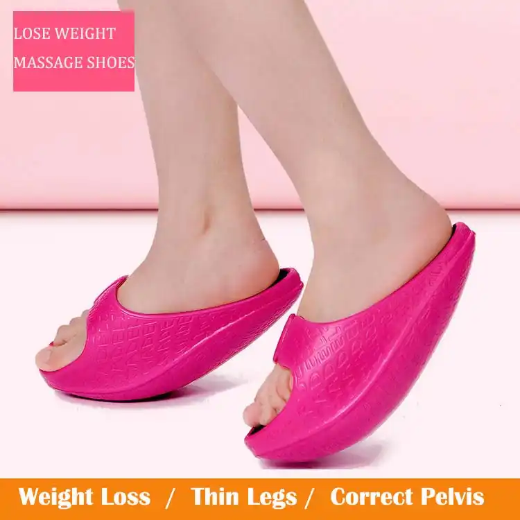 walking with slippers at home