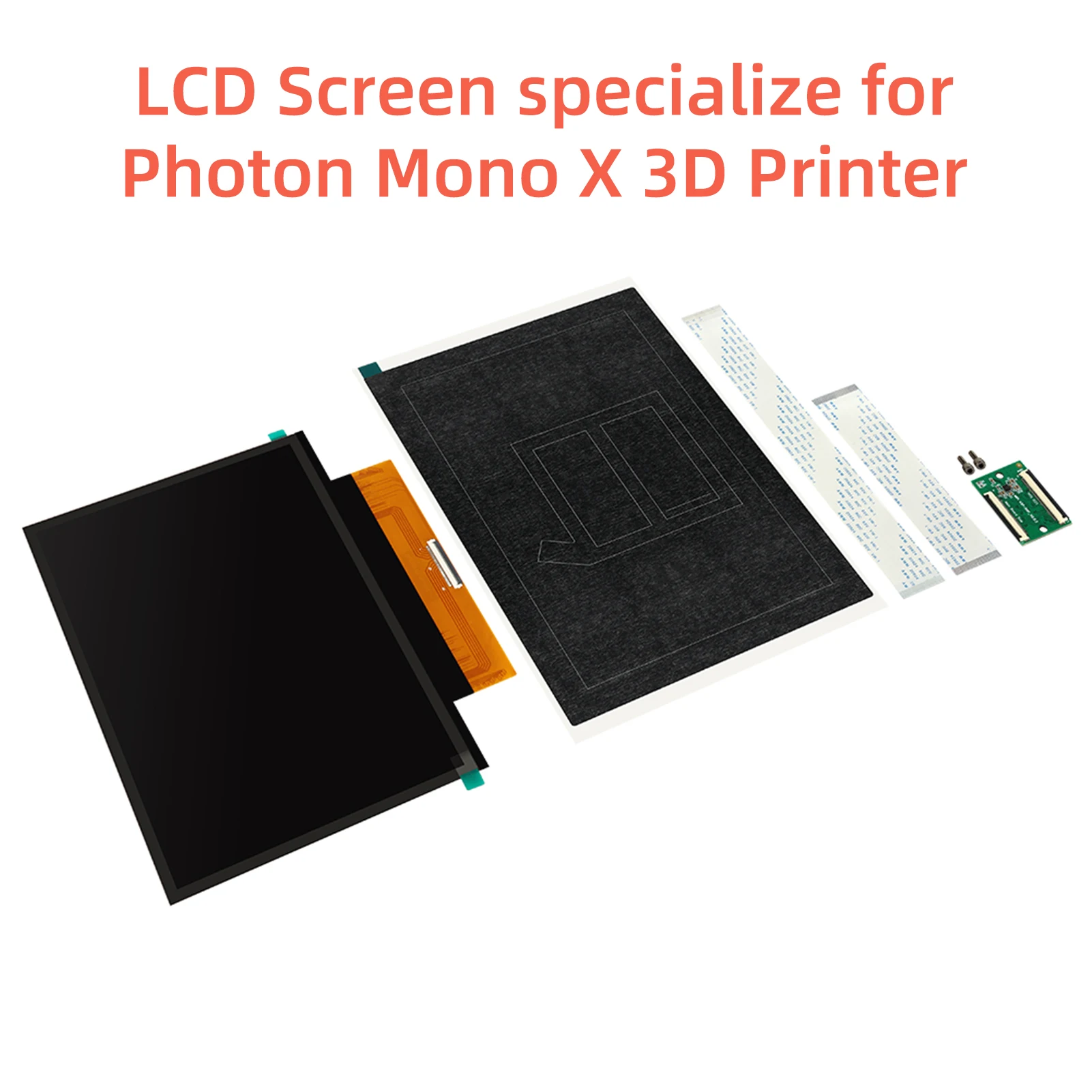 print head in printer ANYCUBIC Photon Mono X/Photon Mono SE/Photon Mono LCD Screen 3D Printer LCD Light Curing Display Screen Module 3d printer parts epson printer head 3D Printer Parts & Accessories