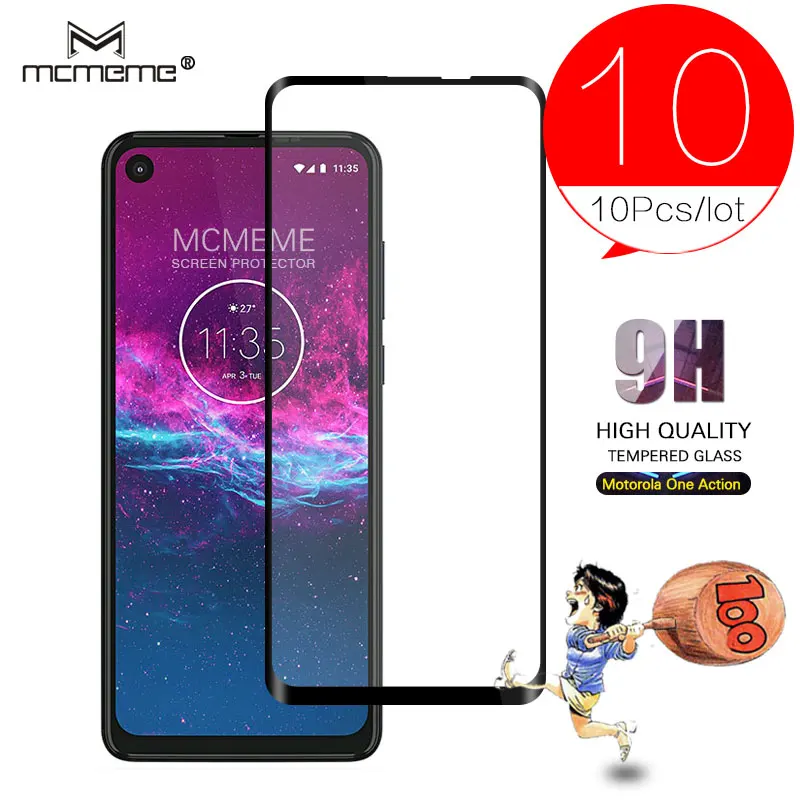 10 шт. закаленное стекло для Motorola One действие защитное стекло на экран телефона rotective стекло для Motorola One действие защитная пленка