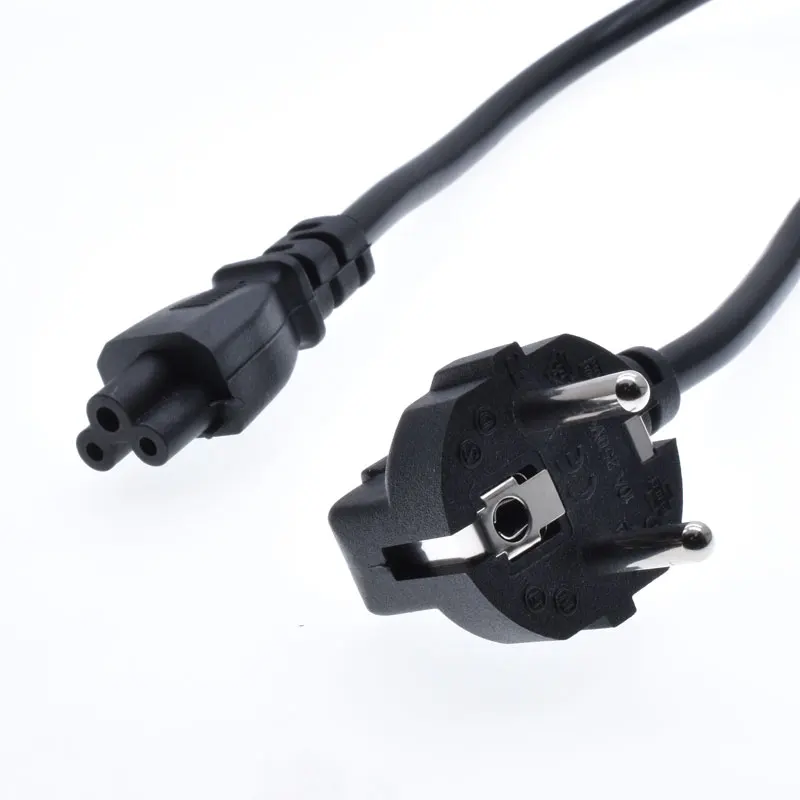 

Laptop EU Power Cord 1.2m 1.5m 2m 3m 18AWG Euro IEC C5 Power Supply Cable For Dell HP Notebook PC Computer Monitor Printer TV
