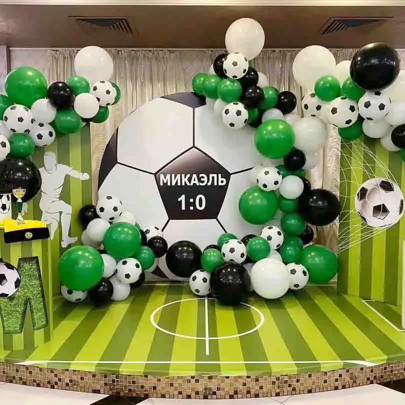 HAPPY BIRTHDAY ADULTS PARTY DECORATION FOOTBALL FOIL BANNER CHILDREN'S 
