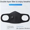 1/10pcs/Set Anti Dust Anti Air Pollution Mask Breath Valve Washable Reusable 3D Cover Face Earloop Breathable Mouth Mask Filter 6