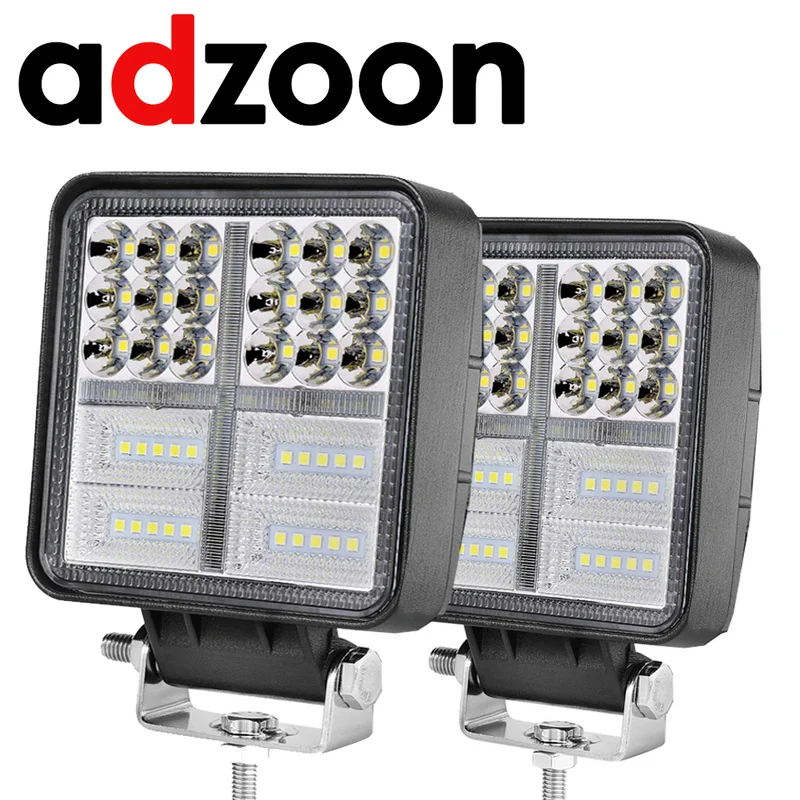 ADZOON 4 дюйма 162 Вт DRL светодиодный рабочий светильник 12 в 24 В точечный заливающий