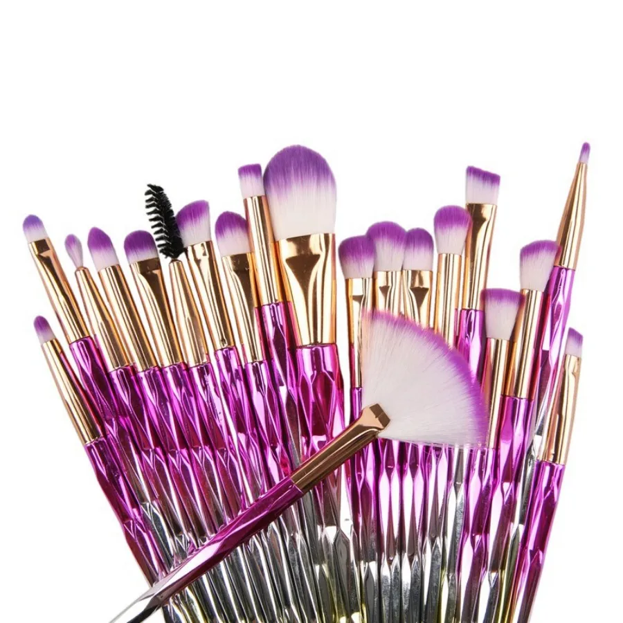 Набор кистей для макияжа тени век подводка глаз макияж кисть бровей тональная