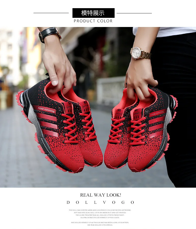 Дышащая обувь для бега, модная спортивная обувь большого размера, популярная мужская повседневная обувь, удобные женские кроссовки, размер 35-47