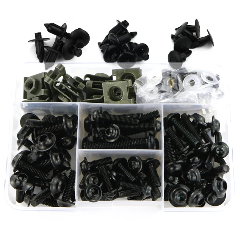 Kit Bulloni Carenatura Moto In Alluminio – 177 Pezzi Per Ducati Multistrada 2004-2014, Colori Vari
