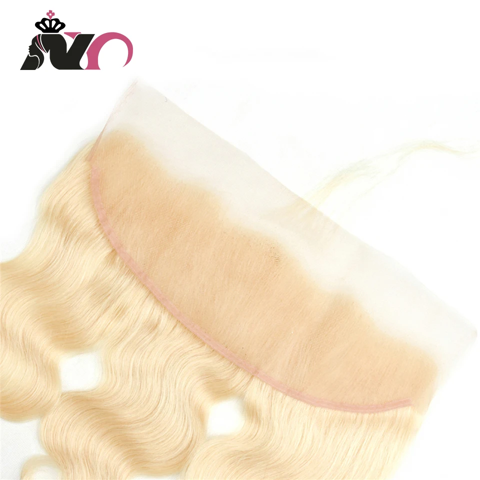 NY Hair 613 ombre Lace fronme Ear to ear Blonde 13x4 бразильские Remy человеческие волосы для тела волна фронтальная швейцарская Застежка 6-20 дюймов