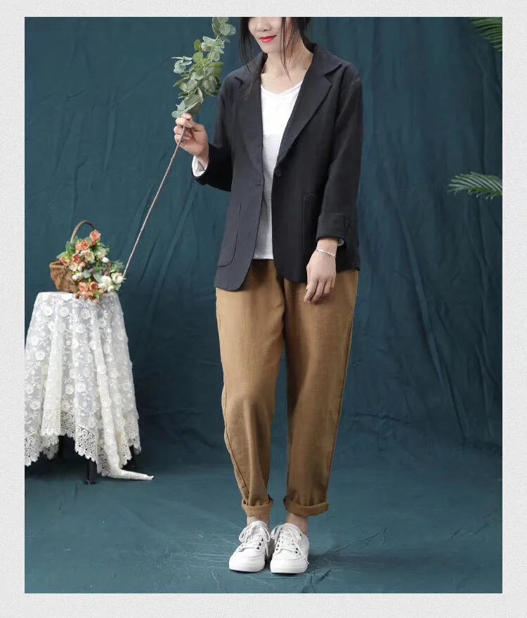 Origional Large Size Autumn New Style Short Suit Jacket Women's Versatile Fashion
