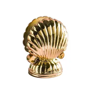 

Resin Towel Rack Simple Nordic Style Personalized Shell Shape Tissue Holder Napkin Box Home Decoration Tool (Golden)