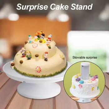 

10 Inch Cupcake Holder Single Layer Creative Surprise Pop-up Gift Cake Display Stand Birthday Party Decoration Supplies