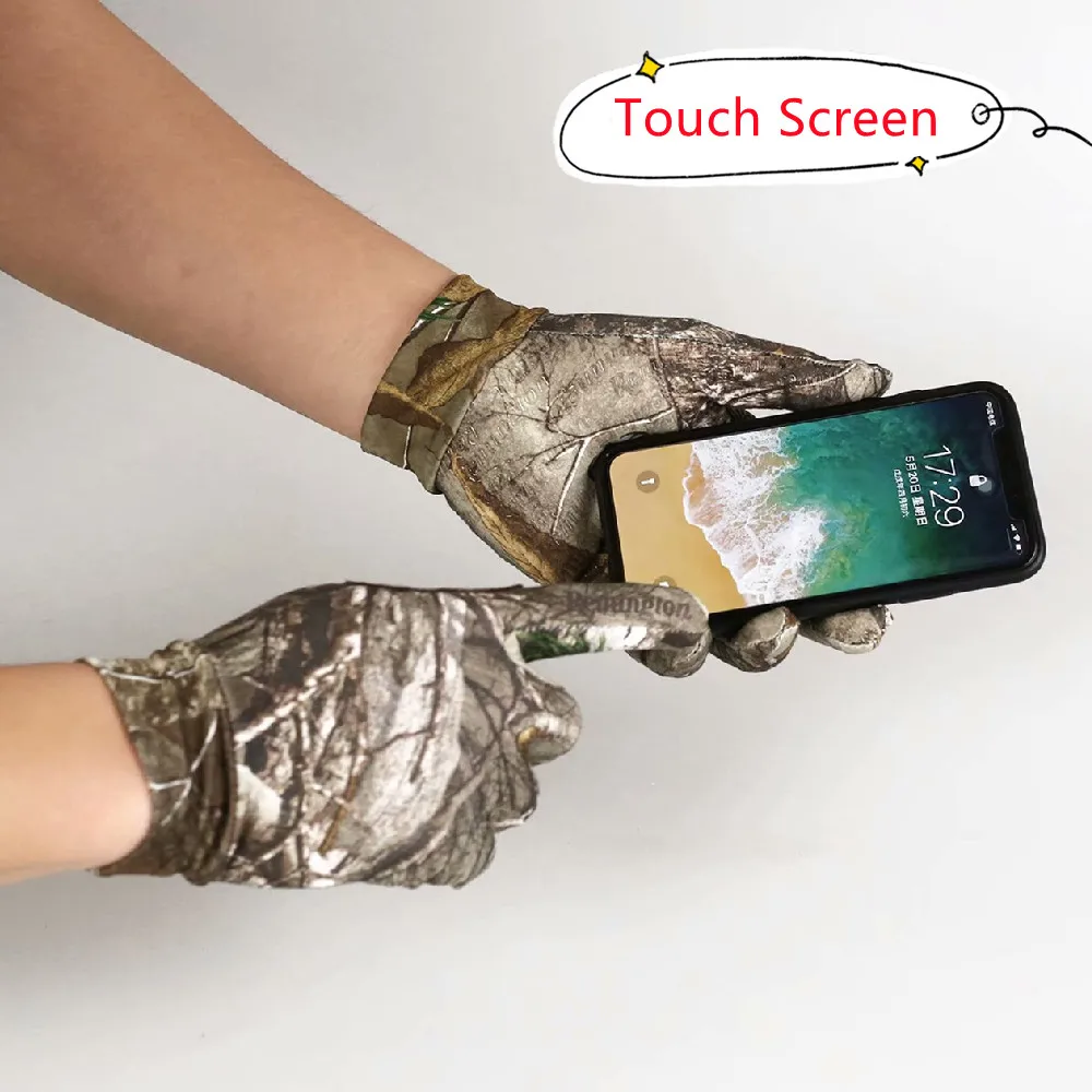 Camouflage Quick-Dry Hunting Gloves 6