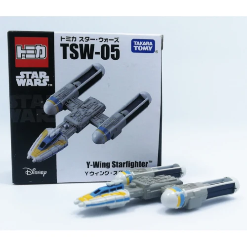 TOMICA литые под давлением R2D2 фигурки модель автомобиля такатра Tomy космический корабль миллениума Сокол Звездные войны фигурка йода мастер игрушка - Цвет: TSW-05