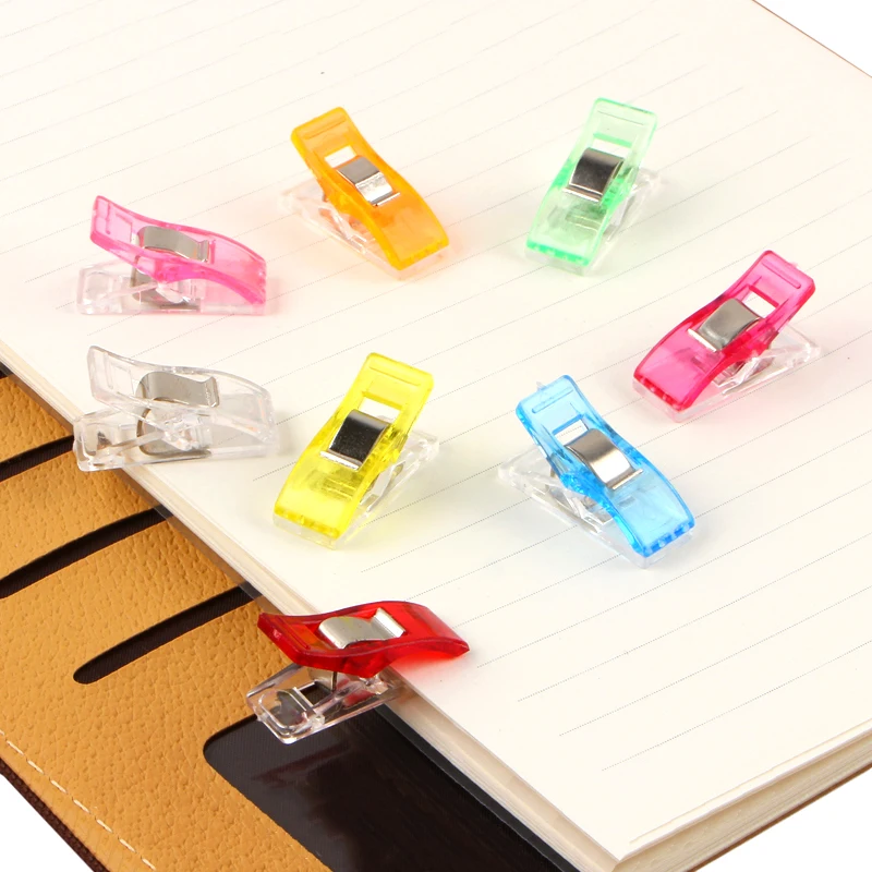 Sewing Clips Plastic Clips Garment Clips Clothes Clips 20Pcs Sewing Clips Multicolor Plastic Clips Fabric Clamps Patchwork Craft Clothing Holder Quilting Clip