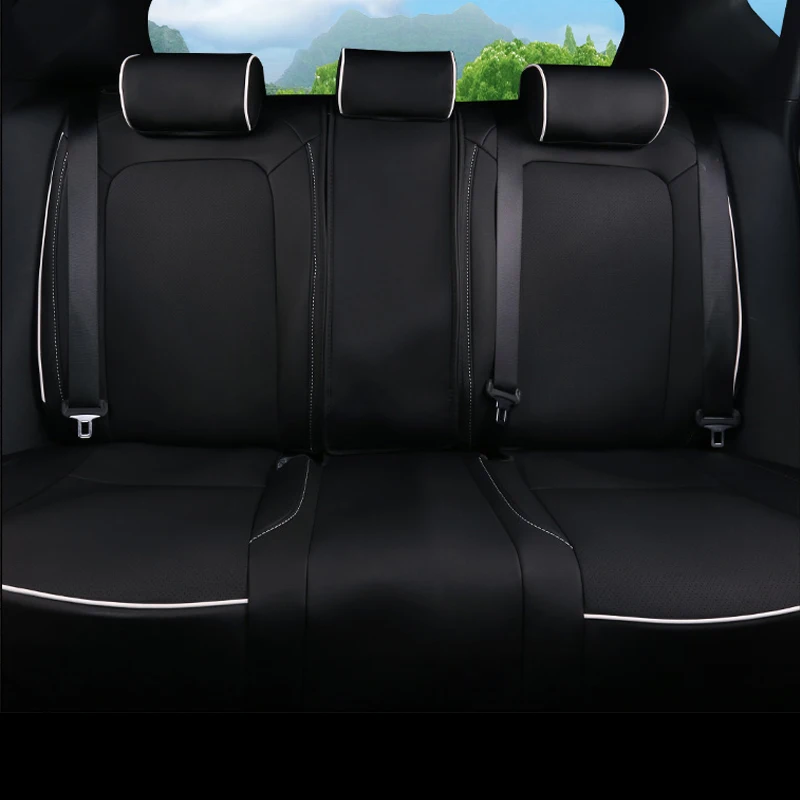 Чехлы для автомобильных сидений, набор кожаных чехлов для Geely Coolray,-Н. В., автомобильные Чехлы, стильные Защитные подушки для сидений, внутренние аксессуары