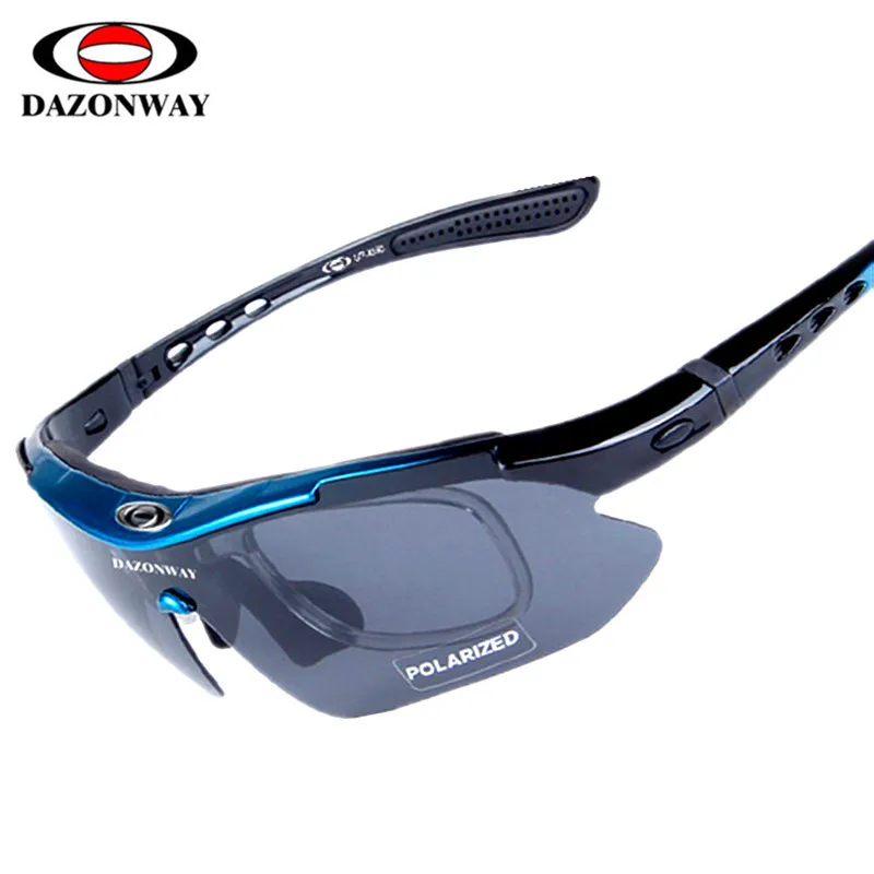 Preise DropShipping DAZONWAY Polarisierte Radfahren Gläser Männer Frauen 5 Objektiv MTB Rennrad Sonnenbrille UV400 Angeln Schutzbrillen Laufen Brillen