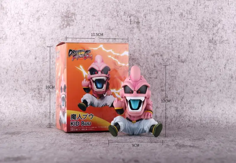 

Dragon Ball Z Buu Cell Gogeta Frieza Dark Pink Cute Ver. PVC Action Figure DBZ Goku Vegeta Collection Toys Cartoon 12cm