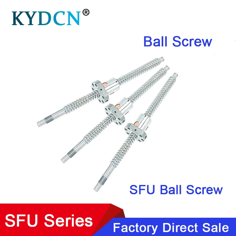 Шариковый винт SFU2510 C7 с одинарной шариковой гайкой BK/BF17 EK/EF17 FK/FF17 Концевая