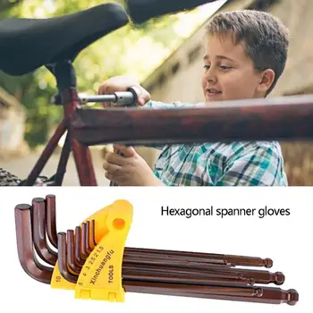 

9pcs Double-head Screwdriver Hex Wrench Set Manufacture of S2 Special Alloy Steel Allen Key Hexagon Torx Star Spanner