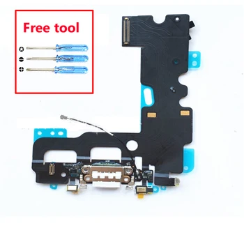 

USB Charging Dock Connector with Flex Cable For iPhone 7 iPhone7 4.7" USB Charger Port Connection Ribbon Replacement Parts