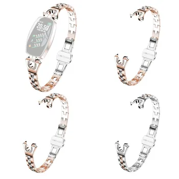 

Luxury Stainless Steel Strap Wrist Band Bracelet Replacement For H8 Smart Watch Sports Bracelet Fashion band Accessories