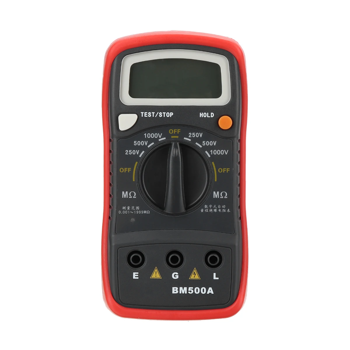 Ручной тестер сопротивления BM500A 1000 В ЖК дисплей цифровой изоляции Megohmmeter Megger